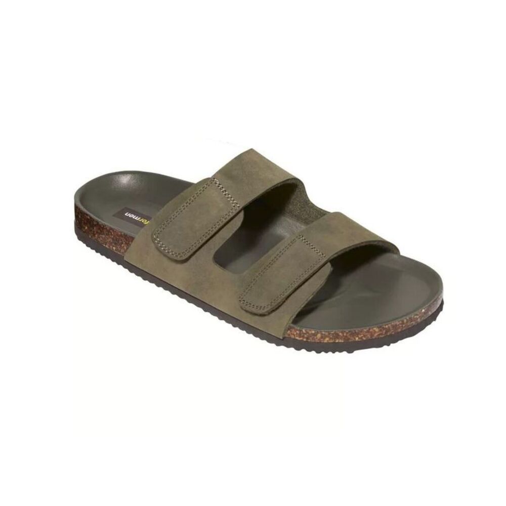 Atlas For Men Mens Touch Fastening Sandals / Taupe